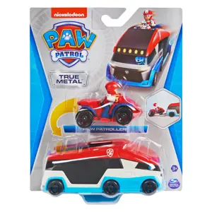 PAW Patrol True Metal PAW Patroller Die-Cast Team Vehicle su 1:55 mastelio Ryder ATV žaisliniu auto…