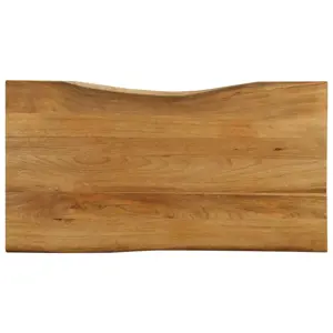 Stalviršis, 110x60x3,8cm, mango masyvas, su gyvu kraštu