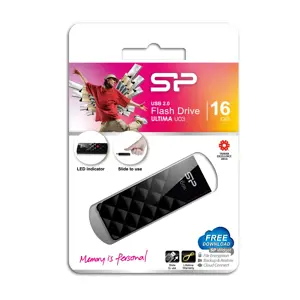 SILICONPOW SP016GBUF2U03V1K Silicon Power atmintinė USB Ultima U03 16GB USB 2.0 juoda