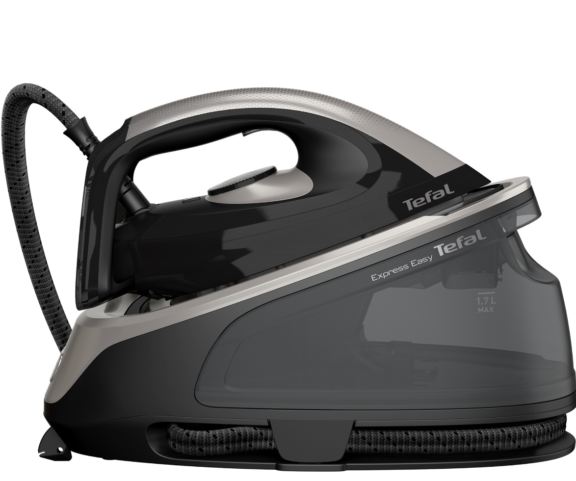 "Tefal Express Easy SV6140E0", 2200 W, 120 g/min, 6 barai, 1,7 l, 380 g/min, juoda, pilka