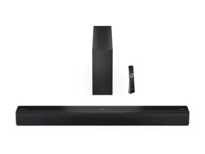 Sharp 2.1 Dolby Atmos/DTS Virtual:X Soundbar with Slim Wireless Subwoofer | HT-SBW310 | 330 W | Bluetooth | Black | Wireless connection