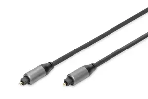 Digitus TOSLINK KABELIS M/M, skaitmeninis garso kabelis DB-510510-030-S 3 m, juodas