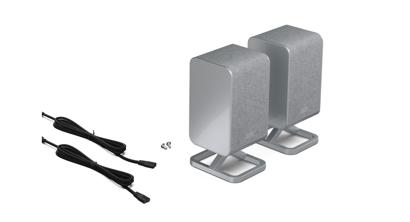 Sharp | 2.0.2 Wireless Rear Surround Speakers | HT-SPR52021(SL)