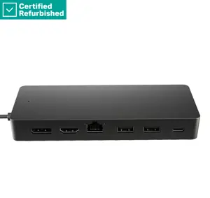 RENEW GOLD HP Universal USB-C Multiport Travel Hub 65W - 2 x USB 3.2, 2 x USB-C, 1 x DP, 1 x HDMI, …