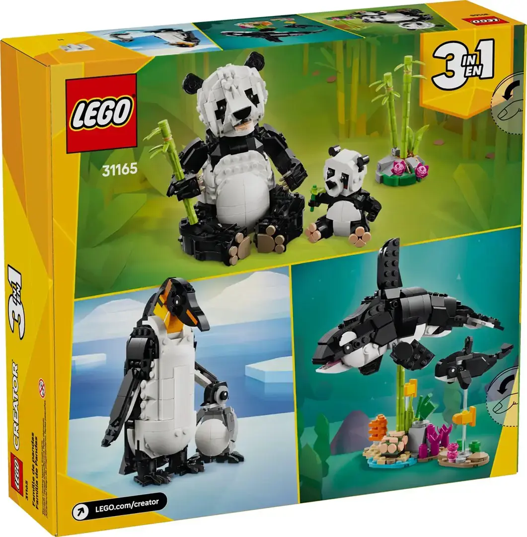 LEGO CREATOR 3 IN 1 31165 Panda Family