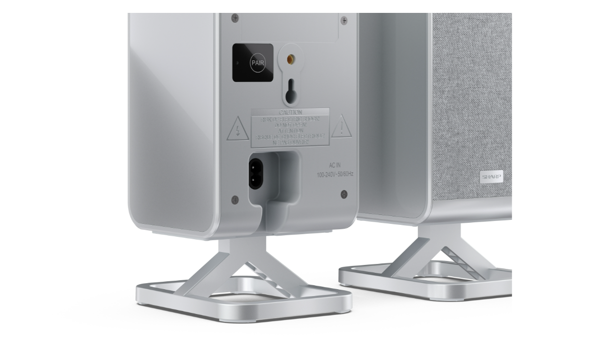 Sharp | 2.0.2 Wireless Rear Surround Speakers | HT-SPR52021(SL)