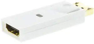 DELTACO „DisplayPort to HDMI“ adapteris su garsu, „Full HD @ 60Hz“, baltas,