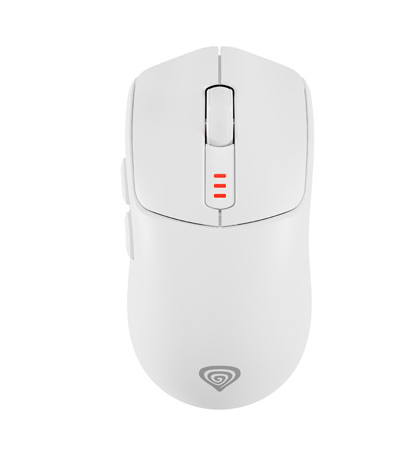Genesis Zircon 500 | Gaming Mouse | Wireless/Wired | 2.4 GHz, Bluetooth, USB | White