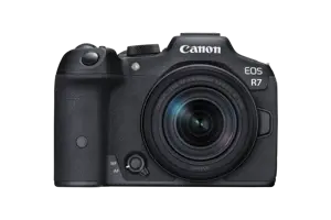 "Canon EOS R7" + RF-S 18-150 mm IS STM, 32,5 MP, 6960 x 4640 taškų, CMOS, 4K Ultra HD, jutiklinis e…