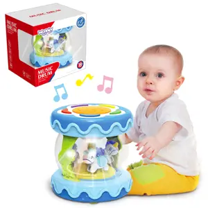 WOOPIE būgnų muzikinė dėžutė su šviesos ir garso efektais
