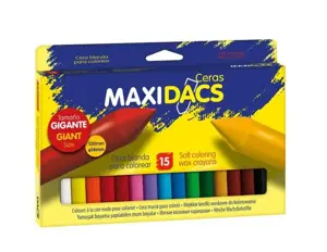 Vaškinės kreidutės ALPINO Maxidacs 15sp 14mm