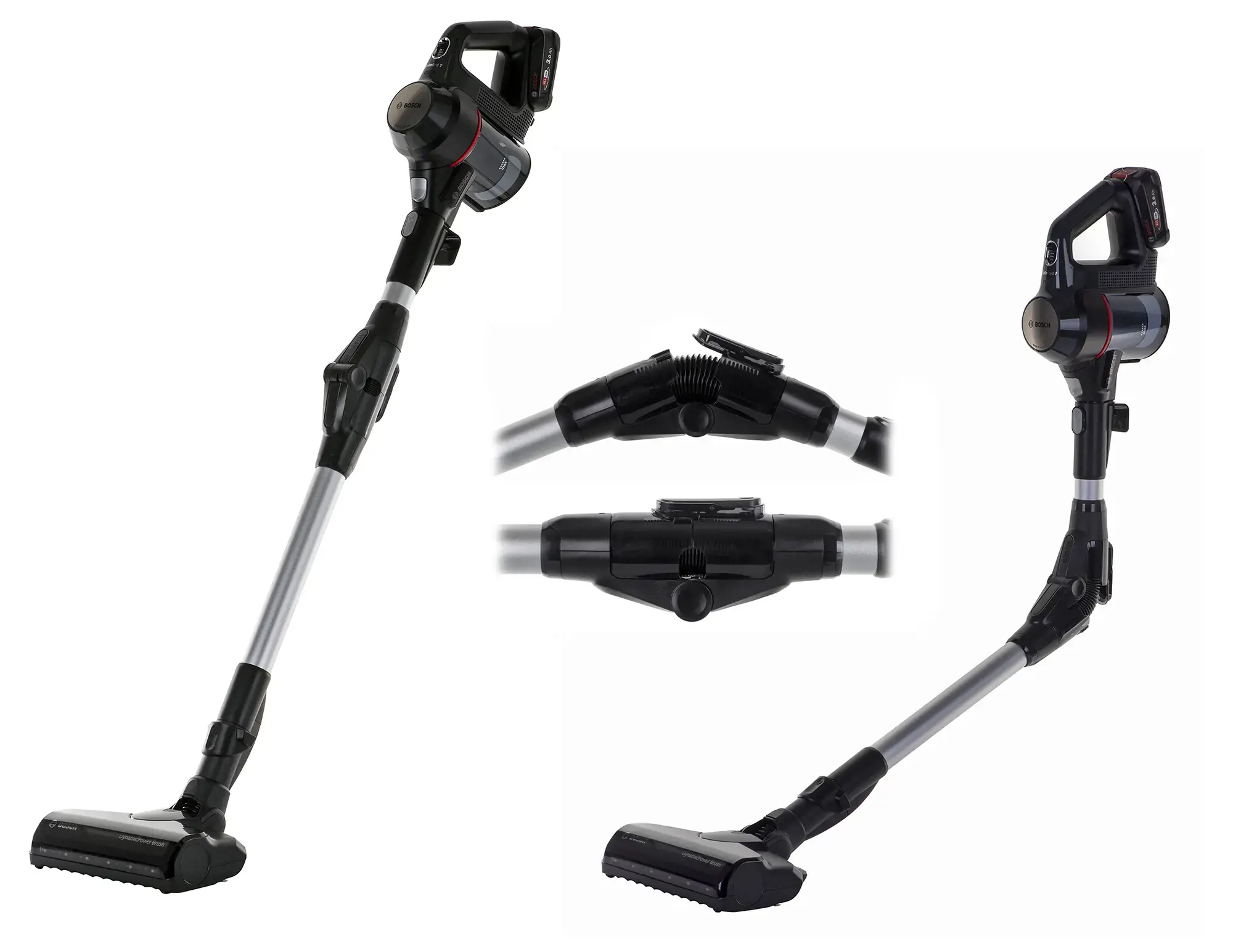 "Bosch" BBS712A, Be maišelio, Juodas, Nerūdijantis plienas, 0,3 l, Sausas, Plikos grindys, Kilimas, Kietos grindys, Laiptų pakopos, Minkštimas, Akumuliatoriaus lygis