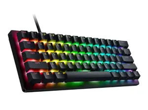 "Razer Huntsman V3 Pro" mini žaidimų klaviatūra Laidinė JAV, juoda