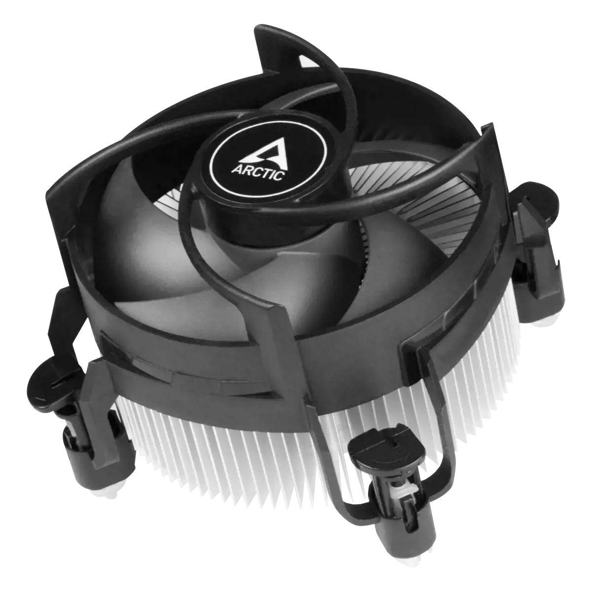 ARCTIC Alpine 17 CO, Air cooler, 9.2 cm, 250 RPM, 2700 RPM, 0.3 sone, Black, Silver