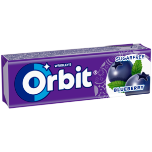 Kramtomoji guma ORBIT Blueberry, 14 g