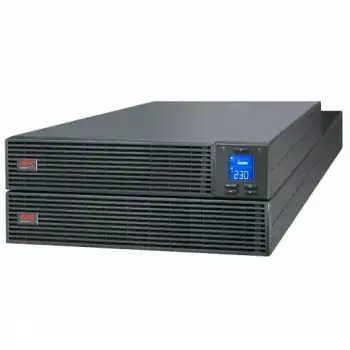 APC SRV5KRIRK, Dvigubos konversijos (Online), 5 kVA, 5000 W, grynas sinusas, 110 V, 300 V