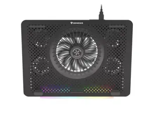 NATEC Genesis nešiojamojo kompiuterio aušinimo kilimėlis Oxid 450 RGB 15,6 colių