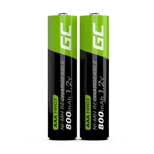 GREENCELL GR08 žaliasis elementas 2x akumuliatorius AAA HR03 800mAh