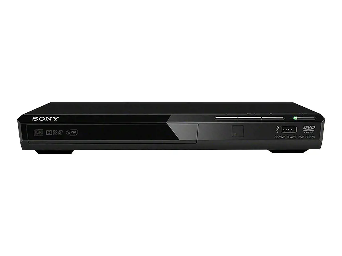 "Sony DVP-SR370", NTSC, PAL, DTS, MPEG1, MPEG4, AAC, LPCM, WMA, JPG, CD audio, VCD