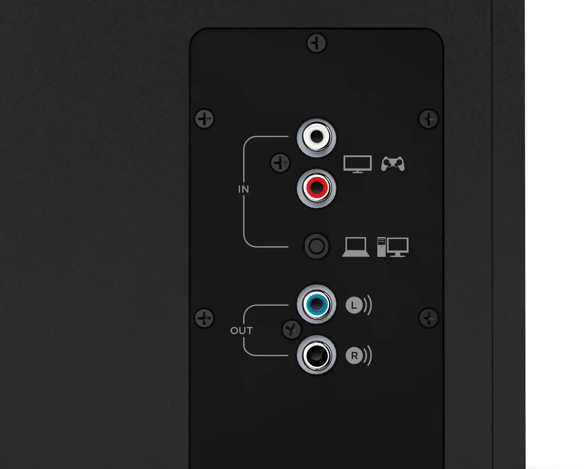 "Logitech Z533" galingas garsas, 2.1 kanalo, 60 W, universalus, juodas, 120 W, laidinis