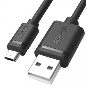 UNITEK Y-C434GBK Unitek USB kabelis USB 2.0-mikro USB M/M, 1,5 m Y-C434GBK
