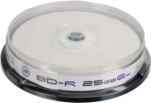Omega Freestyle BD-R Printable 25GB 6x 10pcs spindle