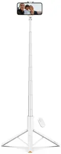 Tech-Protect selfie stick tripod L09S Bluetooth, white