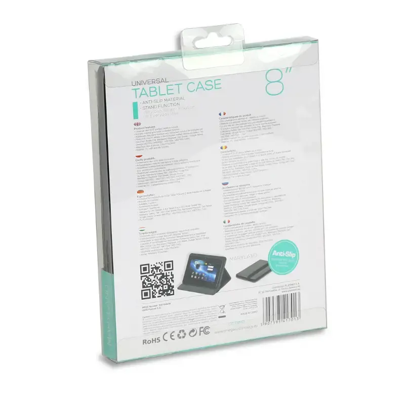 Platinet OCT8MG, Folio, Bet koks prekės ženklas, 20,3 cm (8"), 236 g