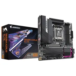 GIGABYTE B650M AORUS ELITE Motherboard - AMD Ryzen 9000 CPUs, 12+2+2 Phases VRM, up to 8000MHz DDR5…