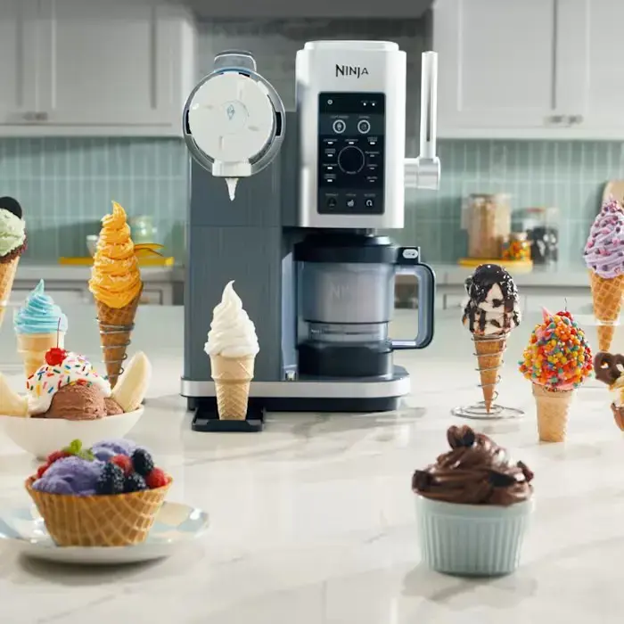 Ninja CREAMi Soft serve ice cream maker 0.47 L 800 W Grey, Silver