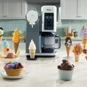 Ninja CREAMi Soft serve ice cream maker 0.47 L 800 W Grey, Silver