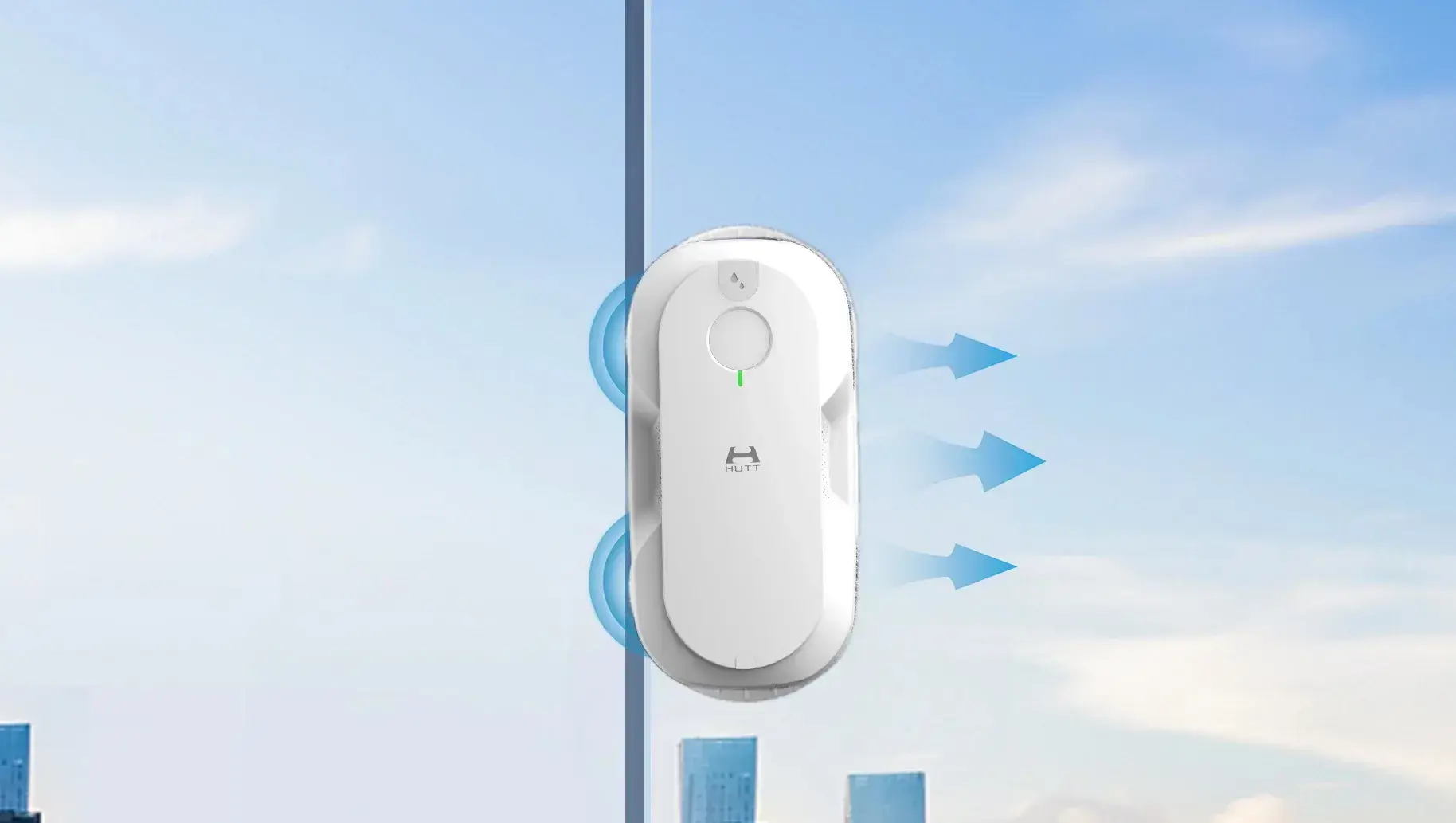 HUTT Windows Cleaning Robot | DDC56 | Corded | 3000 Pa | White