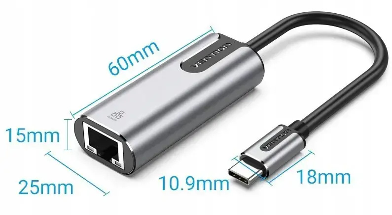 Vention USB-C Gigabit Ethernet Adapter