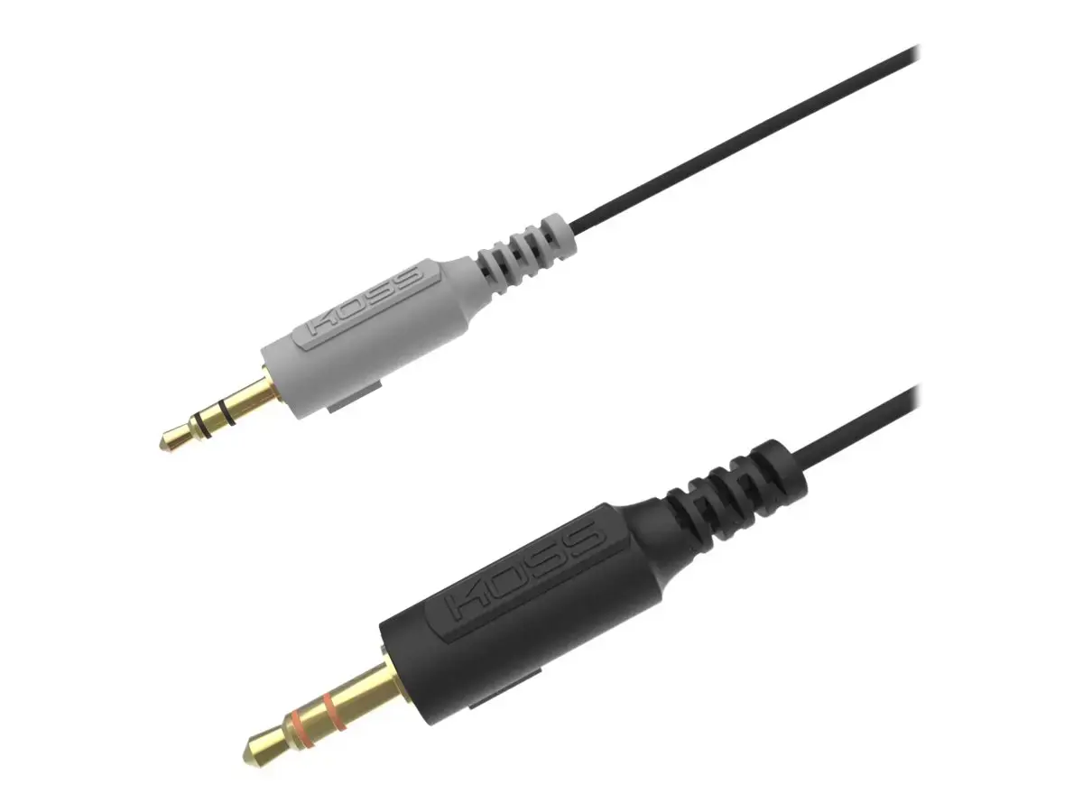 "Koss" ausinės SB42 USB laidinės, ant ausų, su mikrofonu, A tipo USB, juodos/pilkos spalvos