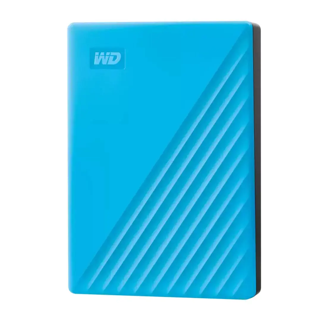 External HDD WESTERN DIGITAL My Passport 6TB USB 2.0 USB 3.2 Colour Sky Blue WDBR9S0060BBL-WESN