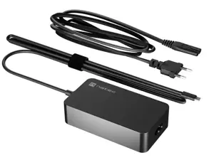 Natec Laptop Charger Gan USB-C 65W for Laptops, Tablets, Phones | NZU-2361