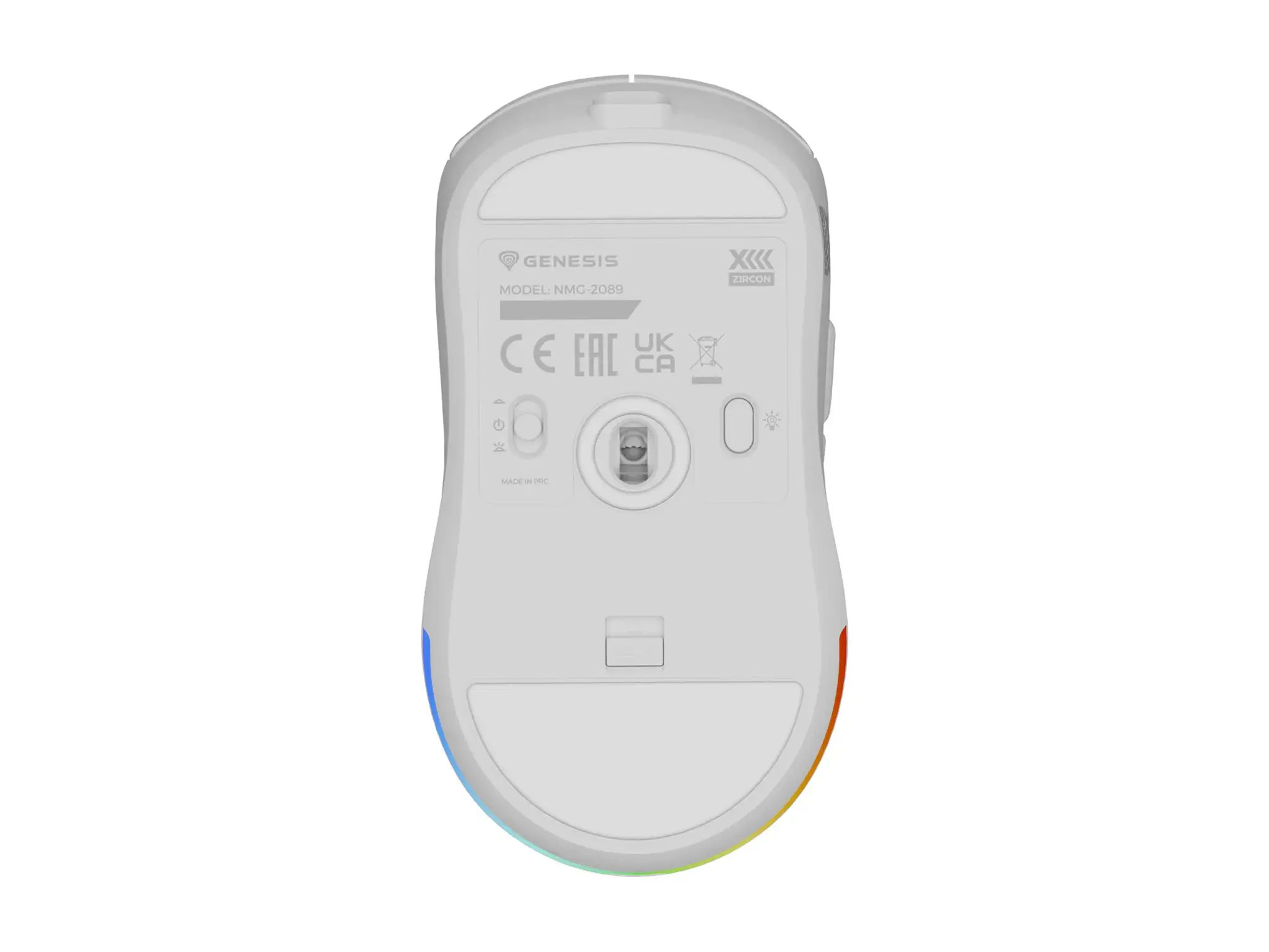 Genesis Zircon XIII Custom | Gaming Mouse | Wireless | 2.4 GHz, USB | White