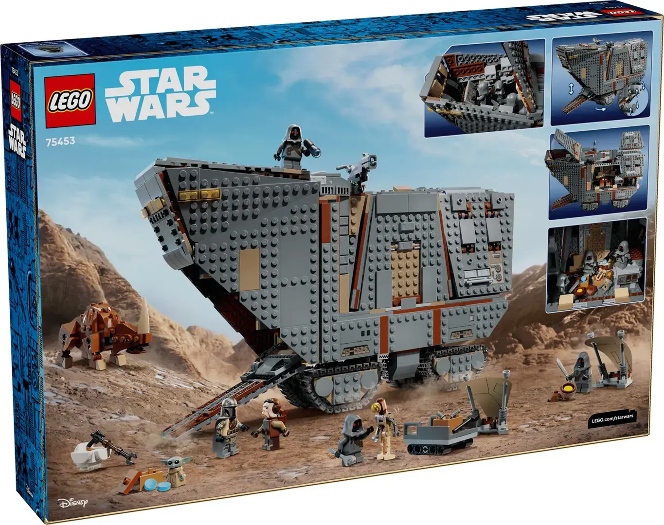 LEGO STAR WARS 75453 Offworld Sandcrawler and Mudhorn