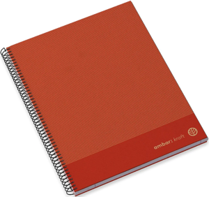 A4 Hardcover Sp Bk 100sh Kraft Lin