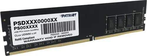 PATRIOT Signature Series 16GB DDR4 1x16GB 3200MHz UDIMM Single