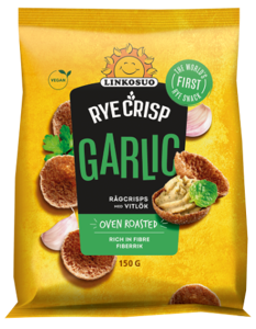 Ruginiai duonos traškučiai LINKOSUO, česnakiniai, 150 g