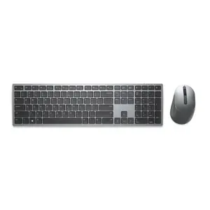 DELL KM7321W, pilno dydžio (100%), RF belaidis + "Bluetooth", QWERTY, pilka, titano spalvos, pelė p…