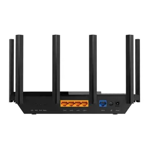 "TP-Link Archer AXE5400" trijuostis gigabitinis "Wi-Fi 6E" maršrutizatorius, "Wi-Fi 6E" (802.11ax), trijuostis (2,4 GHz / 5 GHz / 6 GHz), Ethernet LAN, juodas, stalinis maršrutizatorius