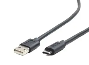 GEMBIRD CCP-USB2-AMCM-1M Gembird USB 2.0 kabelis su C tipo (AM/CM), 1 m, juodas