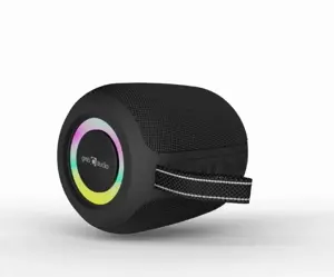 Portable Speaker GEMBIRD Black Portable/Wireless Bluetooth SPK-BT-LED-05-BK