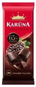 Šokoladas KARŪNA, 65% kakavos, 80 g NEW