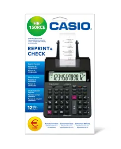 Spausdinantis skaičiuotuvas CASIO HR-150RCE, 65 x 165 x 295 mm