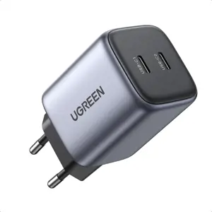 "Ugreen 90573 Nexode 45W GaN mini USB-C įkroviklis, vidinis, kintamosios srovės, 20 V, 4,05 A, juod…