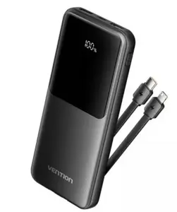 POWER BANK USB 10000MAH 22.5W/BLACK FHOB0 VENTION