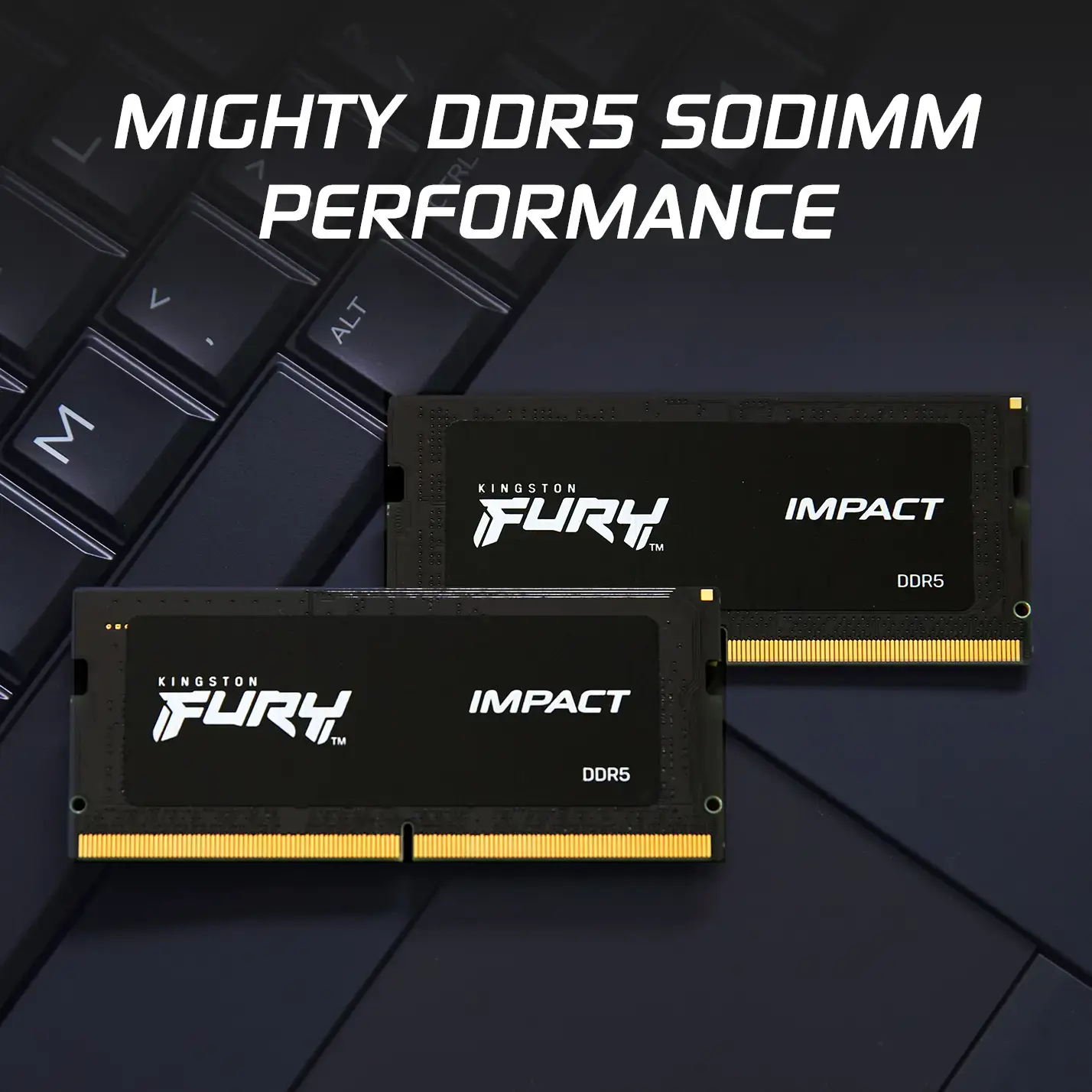 KINGSTON 64GB 5600MT/s DDR5 CL40 SODIMM 2 vnt. rinkinys "FURY Impact PnP